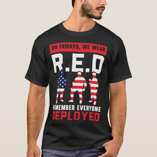 Freedom Patriotic Veteran USA Flag American Memori T-shirt (Voorkant)