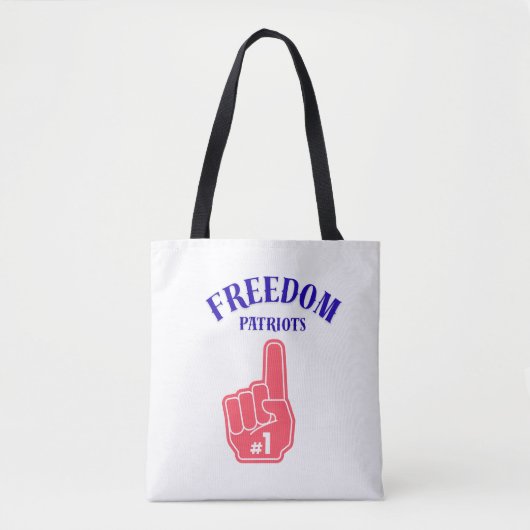 Freedom Patriots Tote Bag (Voorkant)