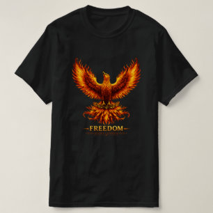 Freedom Phoenix Heren Grafische T-Shirt