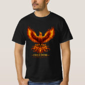 Freedom Phoenix Heren Grafische T-Shirt (Voorkant)