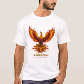 Freedom Phoenix Heren Grafische T-Shirt (Voorkant)