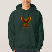 Freedom Phoenix Heren Pullover Hoodie (Voorkant)