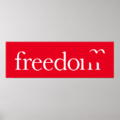 Freedom Poster (Voorkant)