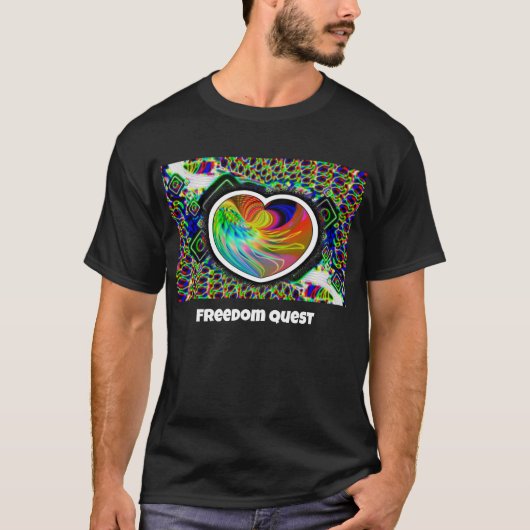 Freedom Quest Heart T-shirt (Voorkant)