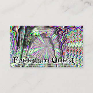 Freedom Quest ( u kunt de woorden wijzigen ) Visitekaartje