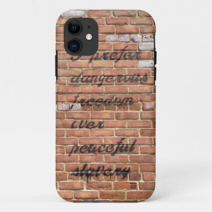 Freedom Quote iPhone Case