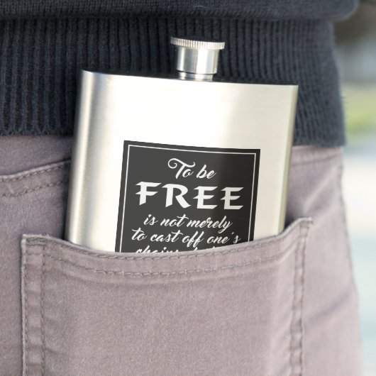 Freedom Quote kolf Flacon (Voorbeeld)