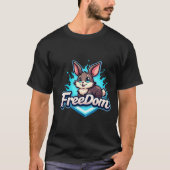 Freedom Rabbit T-shirt (Voorkant)