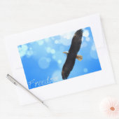 Freedom Rechthoekige Sticker (Envelop)