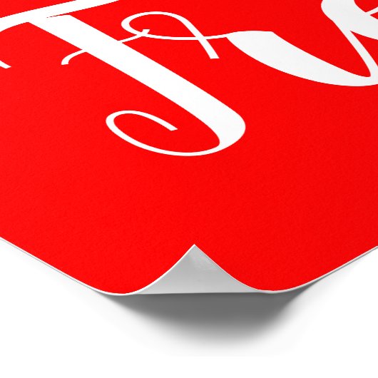 Freedom Red Black Pop Art die paarden runt Poster (Hoek)