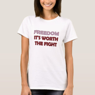 Freedom-Red, dames-shirt T-shirt