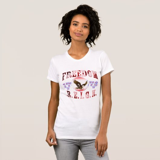 Freedom Reign (Alternatief) T-shirt (Voorkant volledig)