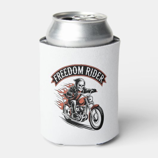 FreeDom Rider Biker Blikjeskoeler (Blikje Voorkant)