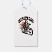 FreeDom Rider Biker Cadeaulabel (Voorkant)