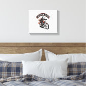 FreeDom Rider Biker Canvas Afdruk (Insitu (Slaapkamer))