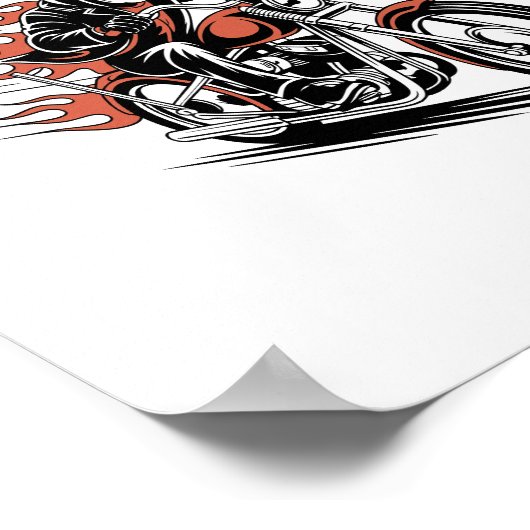 FreeDom Rider Biker Poster (Hoek)