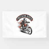 FreeDom Rider Biker Spandoek (Horizontaal)