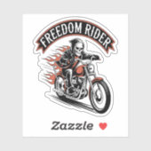 FreeDom Rider Biker Sticker (Vel)