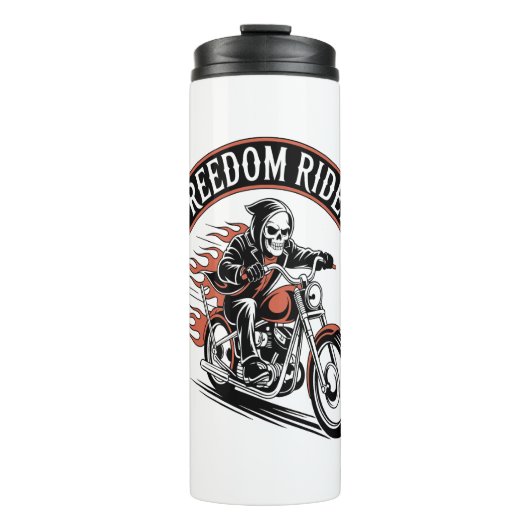 FreeDom Rider Biker Thermosbeker (Voorkant)