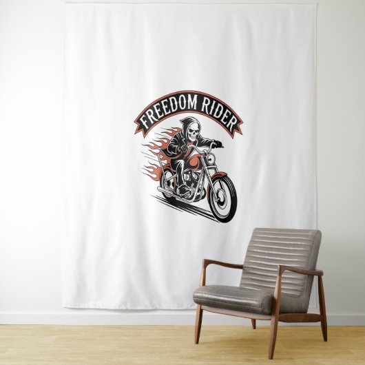 FreeDom Rider Biker Wandkleed (In situ)