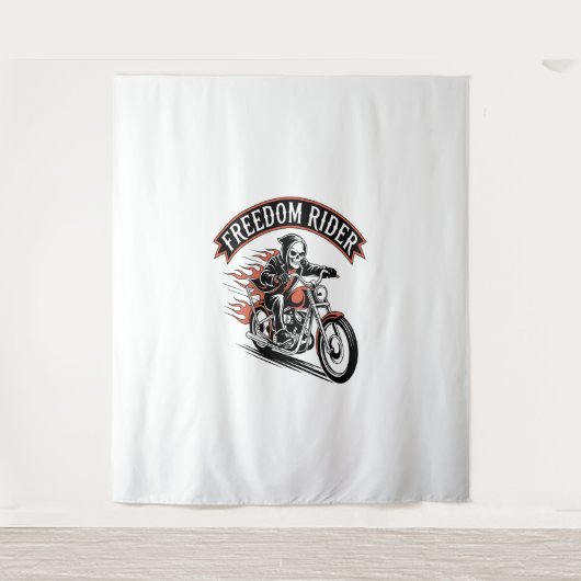 FreeDom Rider Biker Wandkleed (Voorkant)