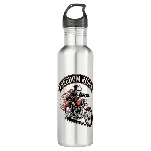 FreeDom Rider Biker Waterfles (Voorkant)