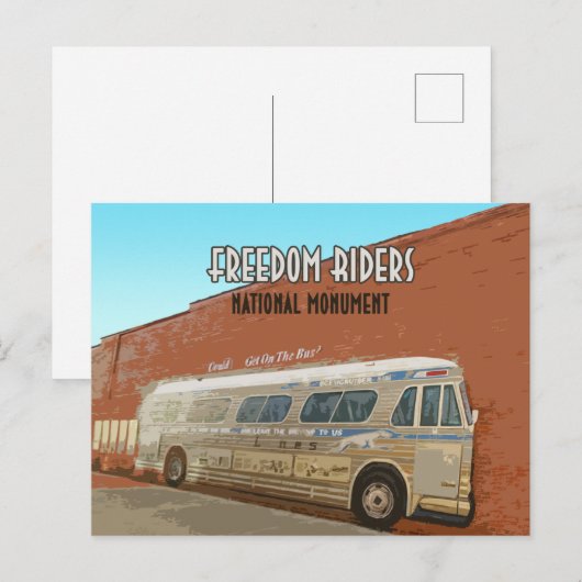 Freedom Riders National Monument Alabama Briefkaart (Voorkant / Achterkant)