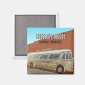 Freedom Riders National Monument Alabama Magneet (Voorkant / Achterkant)