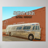 Freedom Riders National Monument Alabama Poster (Voorkant)