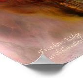 Freedom Ridge-Eagle Art Poster/Print Poster (Hoek)