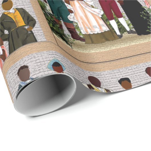 Freedom Rings 1712 • Afrocentrisch Inpakpapier (Rol Hoek)