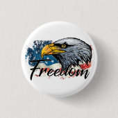 Freedom Ronde Button 3,2 Cm (Voorkant)