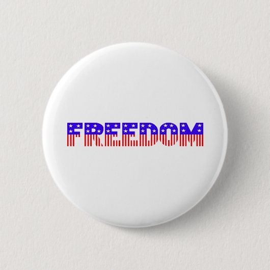 Freedom Ronde Button 5,7 Cm (Voorkant)