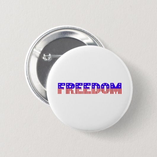 Freedom Ronde Button 5,7 Cm (Voorkant /achterkant)