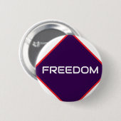 Freedom Ronde Button 5,7 Cm (Voorkant /achterkant)