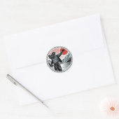 Freedom Ronde Sticker (Envelop)