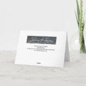 Freedom Run - Galloping naar Freedom Wenskaart Kaart (Achterkant)