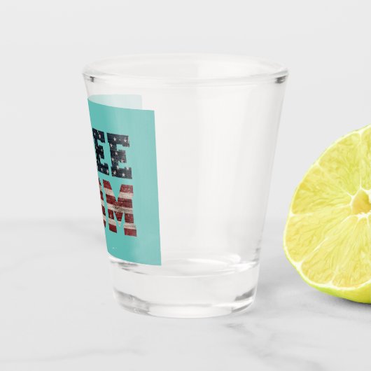 Freedom Shot glas Patriottische Bar Gift voor Amer (Rechts)