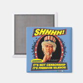 Freedom Silence Magnet (Voorkant / Achterkant)