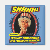 Freedom Silence Magnet (Voorkant)