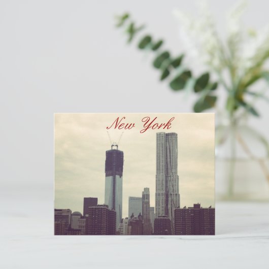 Freedom Skyline Briefkaart (Staand voorkant)