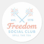 Freedom Social Club sticker (Voorkant)
