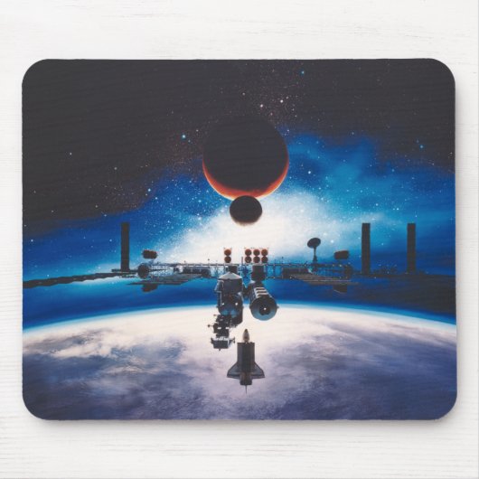 Freedom Space Station Mousepad Muismat (Voorkant)