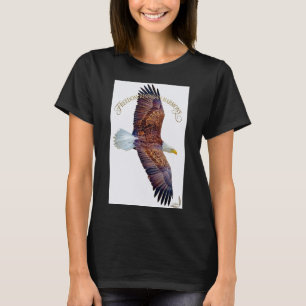 Freedom Spirit Harmony Eagle Biologische Katoenen  T-shirt