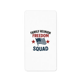 Freedom Squad Family Reunion Shirt – USA Patriotic Etiket