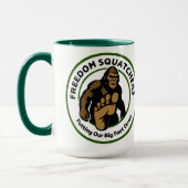 Freedom Squatchers Double Sided Coffee Mug Mok (Links)