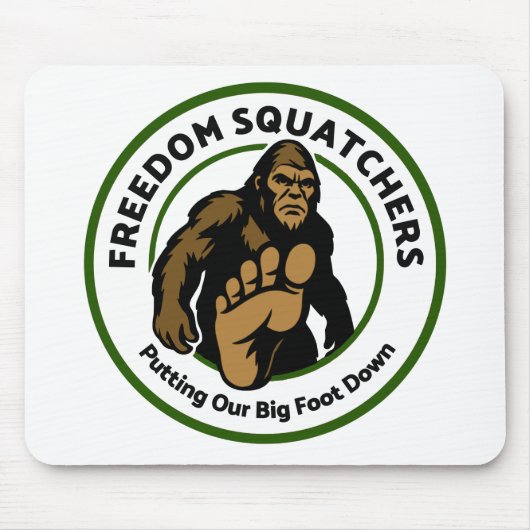 Freedom Squatchers Mouse Pad Muismat (Voorkant)