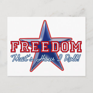 Freedom Star, hoe ik kan rollen Briefkaart