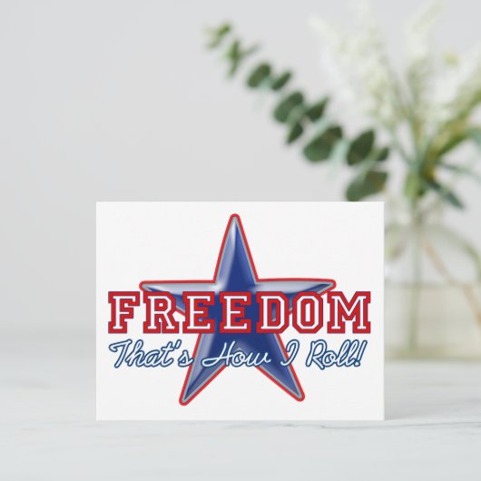Freedom Star, hoe ik rol Briefkaart (Staand voorkant)