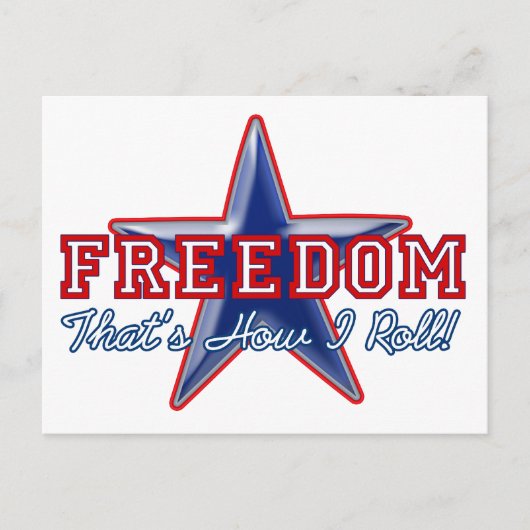 Freedom Star, hoe ik rol Briefkaart (Voorkant)